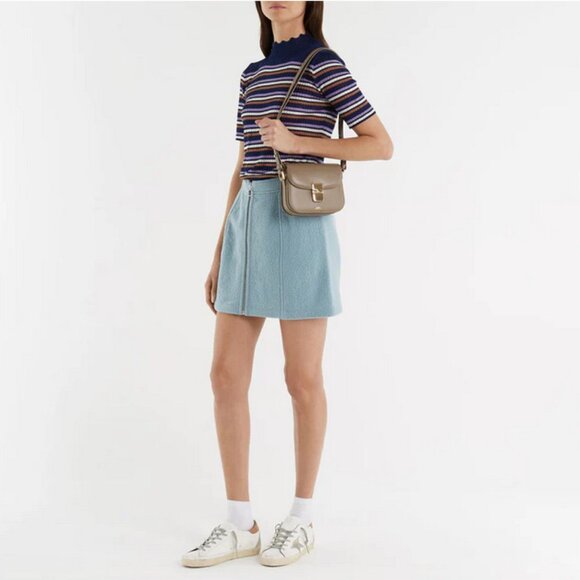 Golden Goose White and Gold Sneakers